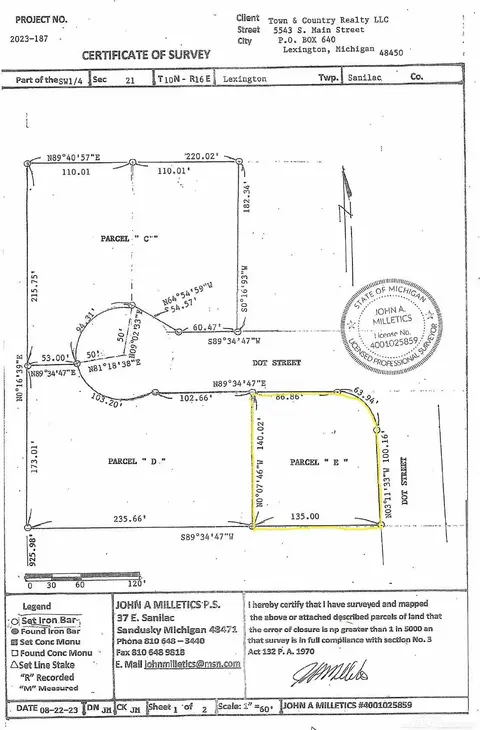 Parcel E Dot Street, Croswell MI 48422 photo 1