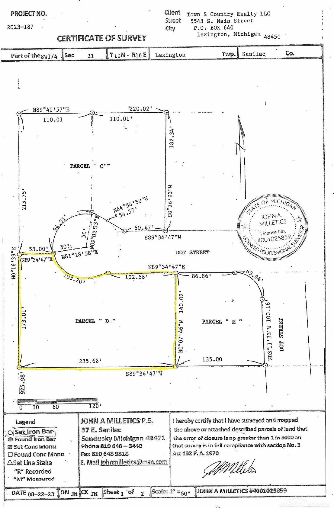 Parcel D Dot Street, Croswell MI 48422 photo 1