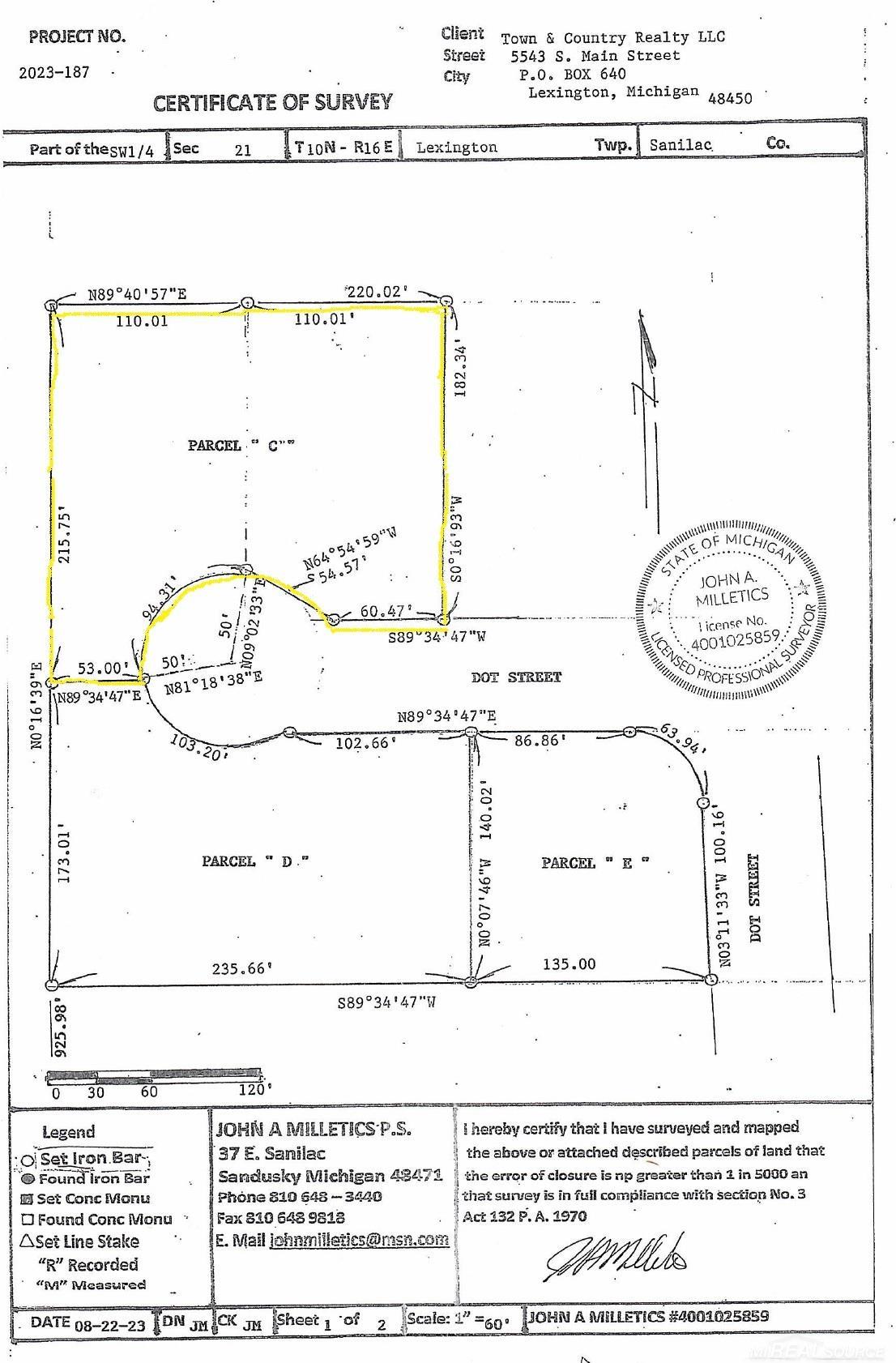 Parcel C Dot Street, Croswell MI 48422 photo 1