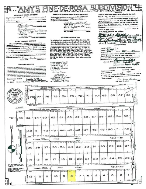 Lot 8 Edwin Road, Harrison MI 48625 photo 3