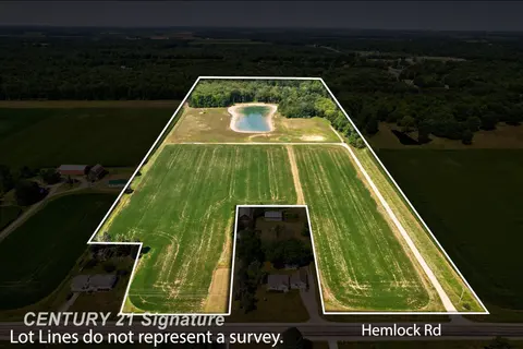 2250 S Hemlock Road, Hemlock MI 48626 land listing for sale